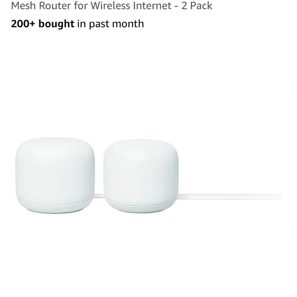 Google Nest Router/WiFi Extender 2 Generation- White - Picture 5 of 5